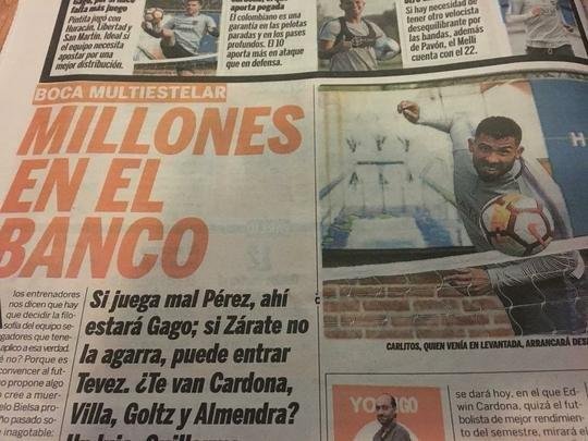 Veja os destaques da imprensa argentina no dia de Boca Juniors x Cruzeiro