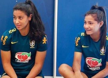 Duda e Micaelly vão participar de preparação para o Sul-Americano