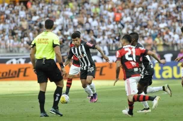 Fotos do jogo entre Atltico e Flamengo no Mineiro