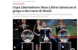 Clarn preferiu dar nfase apenas aos rivais de Boca e River na Libertadores