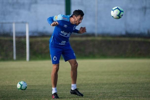 Treino do Cruzeiro no Cear antes de jogo contra o Fortaleza, pelo Brasileiro