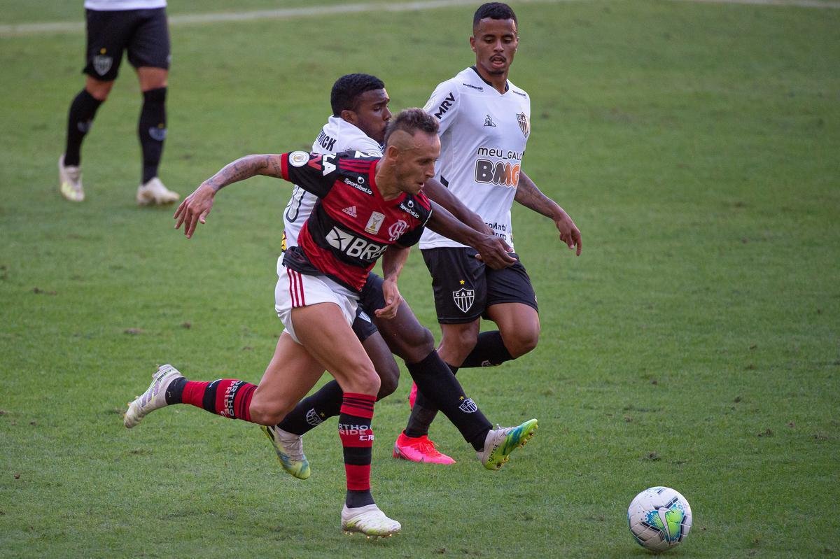 Atltico bateu o Flamengo por 1 a 0