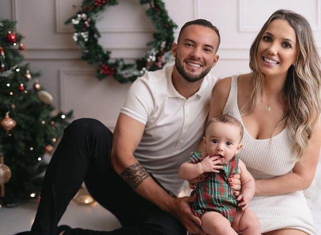 Giovanni e a famlia curtiram o Natal em Santa Catarina 