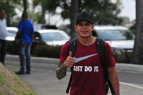 Lucas Romero pelo Cruzeiro na temporada 2018