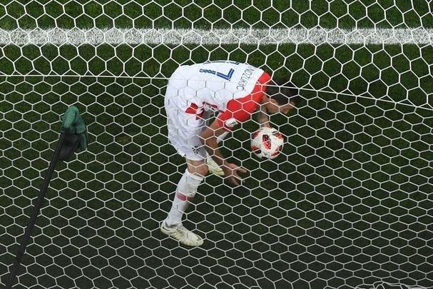 Imagens da final entre  Frana e Crocia 