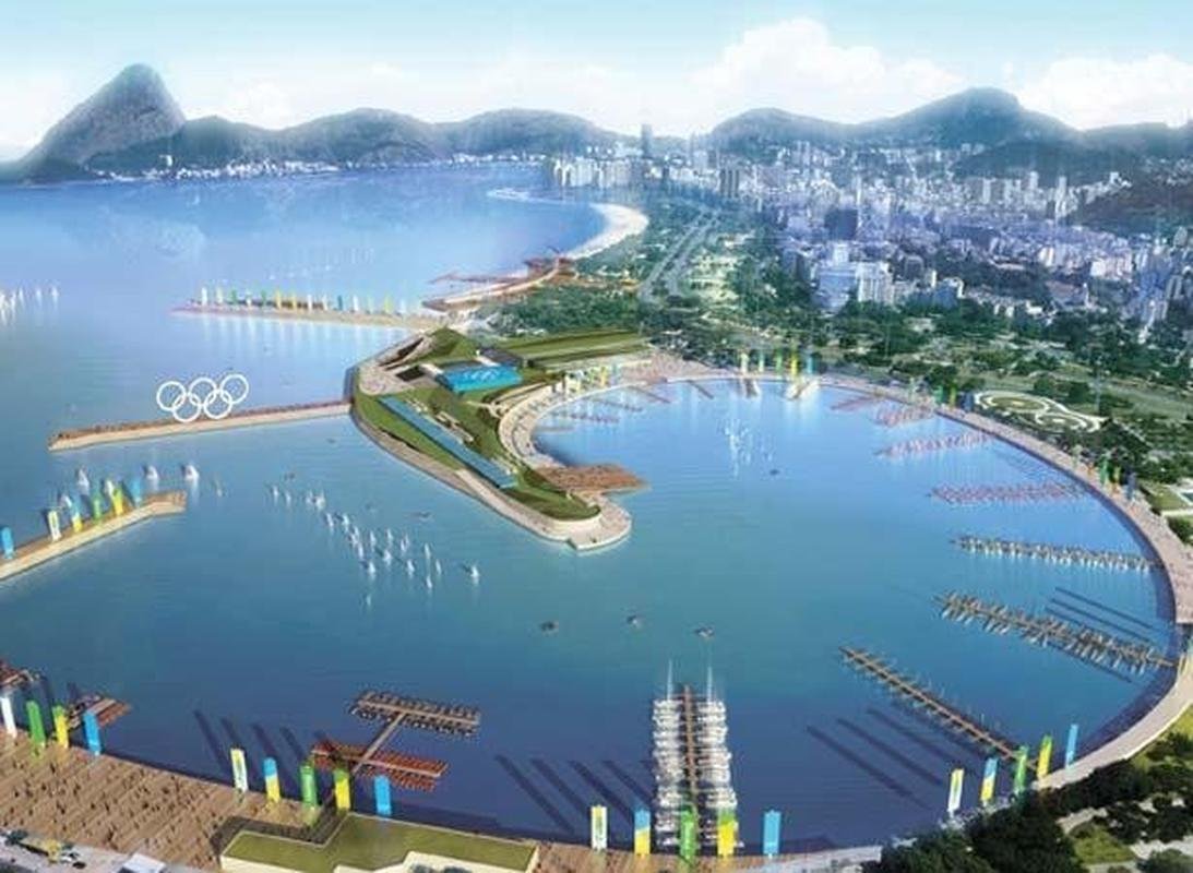 A Marina da Glria foi a primeira instalao testada para os Jogos, em agosto de 2014. A instalao fica localizada no Parque do Flamengo, no centro da cidade, e receber provas de vela (olmpica e paralmpica)