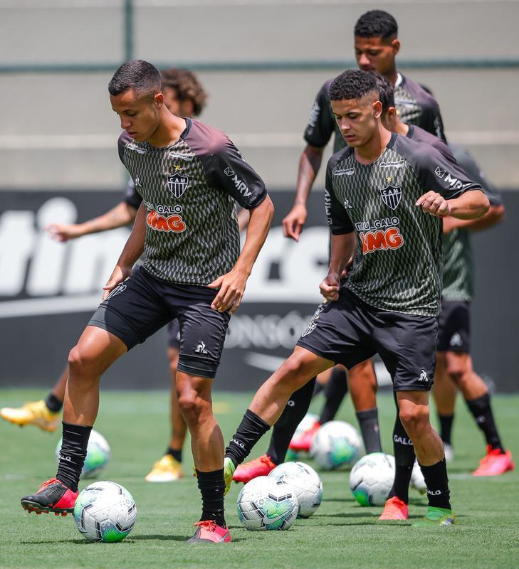 Treino do Atltico nesta tera-feira, na Cidade do Galo
