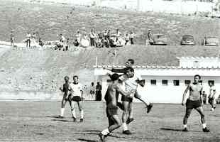 Treino do Atlético na Vila Olímpica, em Belo Horizonte, em 1971, ano do título brasileiro