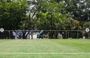 Presidente do Cruzeiro, Srgio Santos Rodrigues postou fotos do campo 3 reformado em sua pgina no Instagram