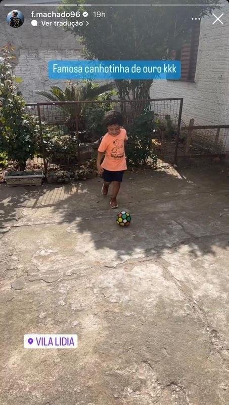 O volante Filipe Machado preferiu viajar para Santa Maria, no Rio Grande do Sul, para ficar ao lado da famlia. 