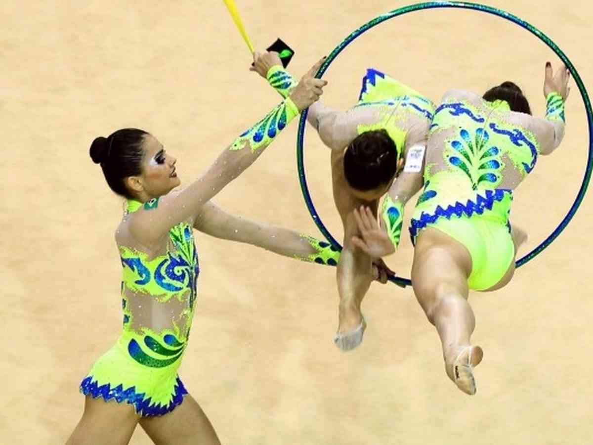 Brasil fica em quarto lugar na final dos cinco arcos no Mundial de Ginástica  Rítmica