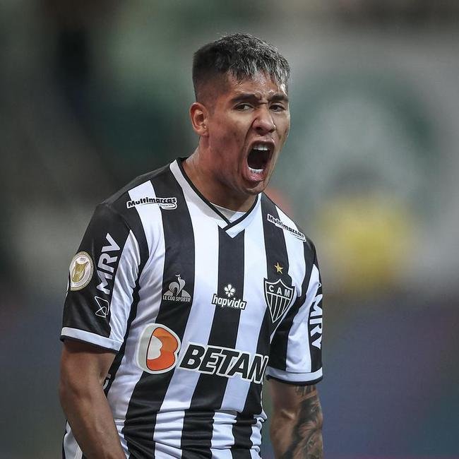 Zaracho empatou o jogo para o Atltico no Allianz Parque com Zaracho: 1 a 1