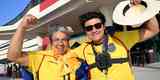 Torcedores do Equador no jogo de abertura da Copa do Mundo