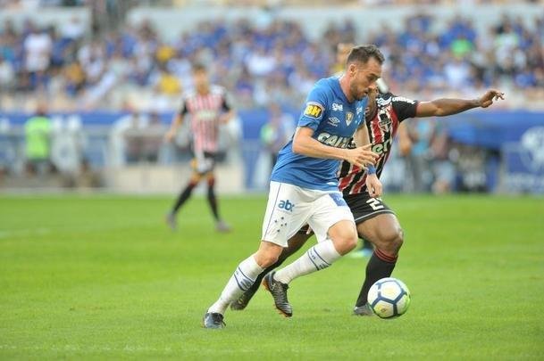 Fotos do jogo entre Cruzeiro e So Paulo