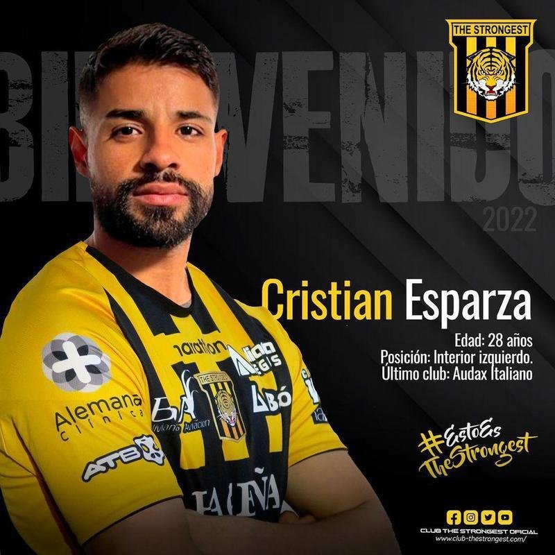 Cristian Esparza, atacante (The Strongest-BOL)