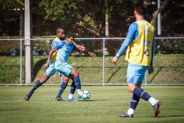 Cruzeiro realizou atividade de preparao para amistoso contra o Corinthians, nesta quarta