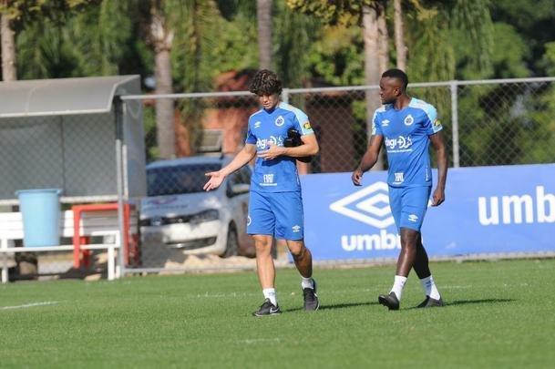 Fotos do treino do Cruzeiro desta quarta-feira, 2 de outubro, na Toca da Raposa II