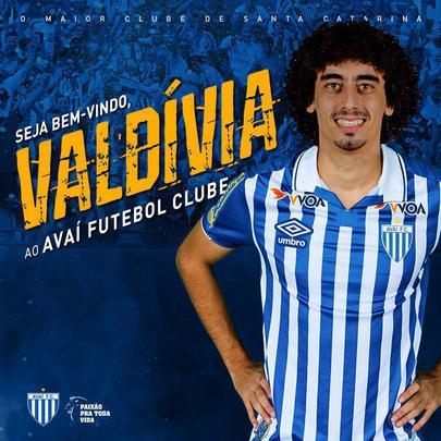 O Ava anunciou a contratao do meia Valdvia, que estava no Vasco