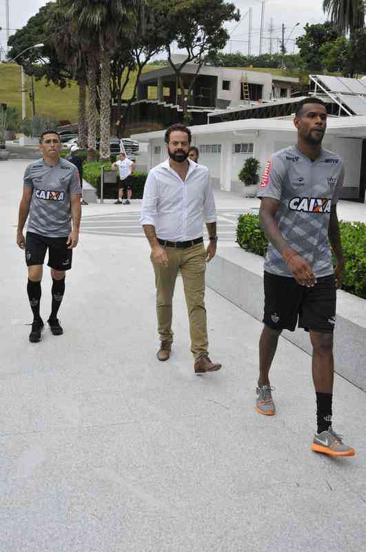 Danilo Barcelos e Felipe Santana foram apresentados nesta tera-feira na Cidade do Galo