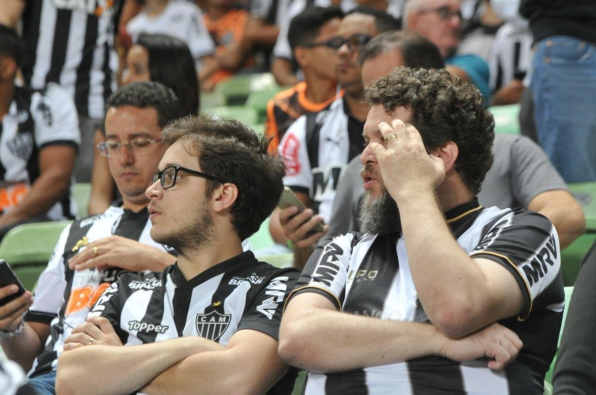 Fotos da torcida do Atltico na partida contra o Unin La Calera, do Chile, no Independncia, pela Copa Sul-Americana