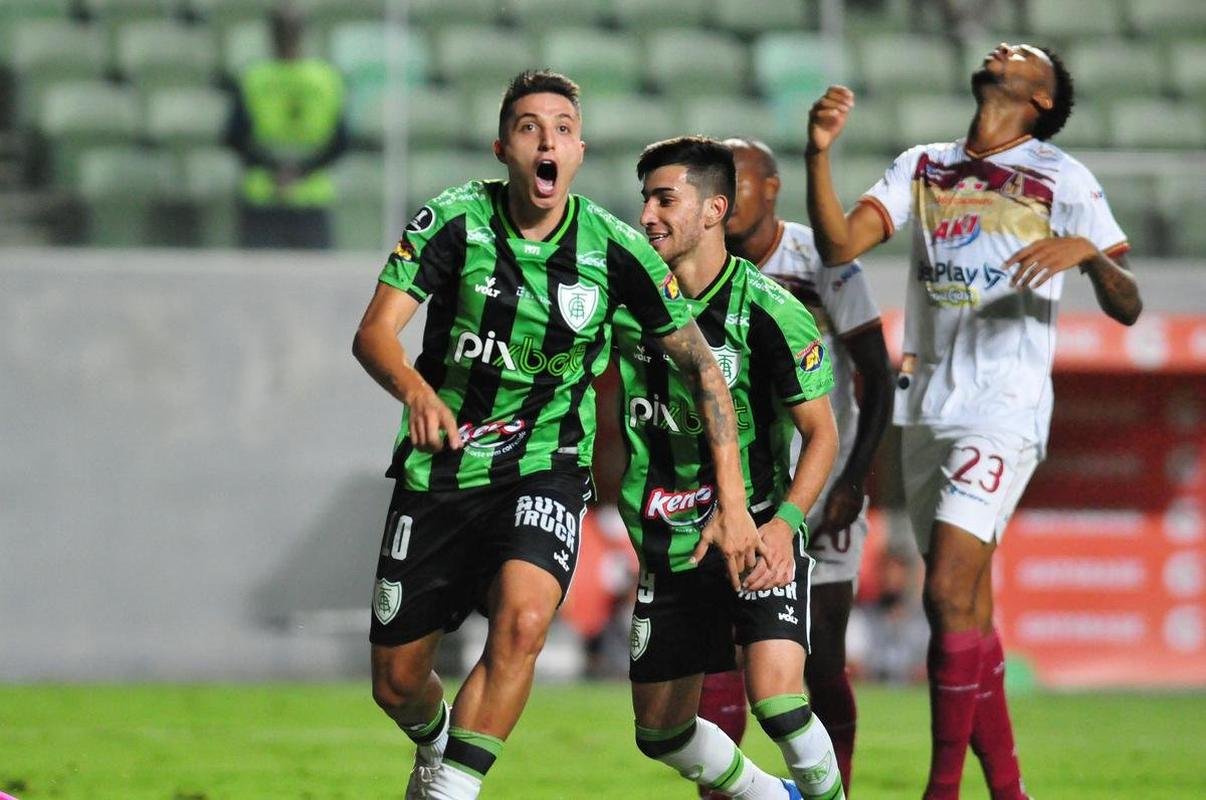 Fotos do jogo entre Amrica e Tolima, no Independncia, em Belo Horizonte, pela terceira rodada do Grupo D da Copa Libertadores 2022