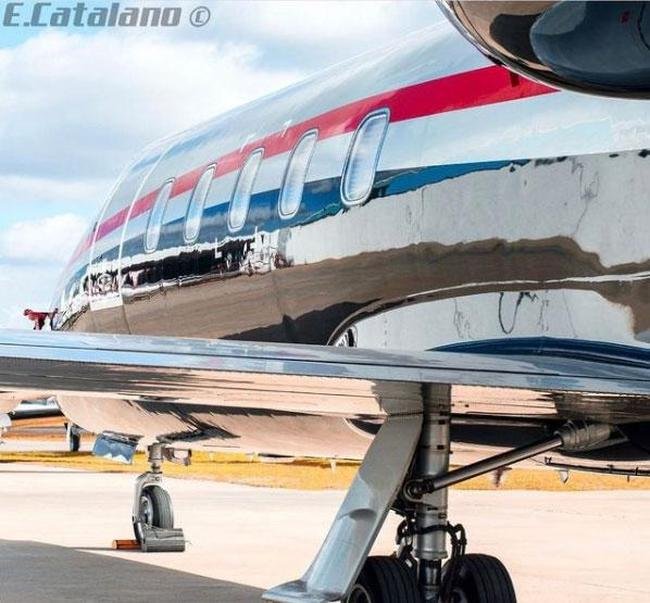 Jato Learjet 60XR que transportou Zrate de Buenos Aires a BH