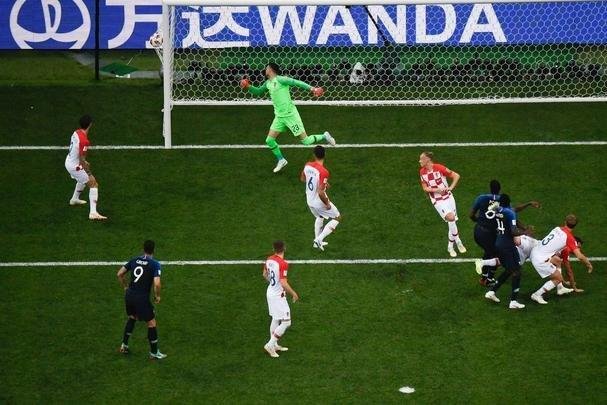 Fotos da final da Copa do Mundo, entre Frana e Crocia, em Moscou