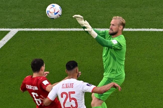 Imagens da partida entre Dinamarca e Tunsia pelo Grupo D da Copa do Mundo.
