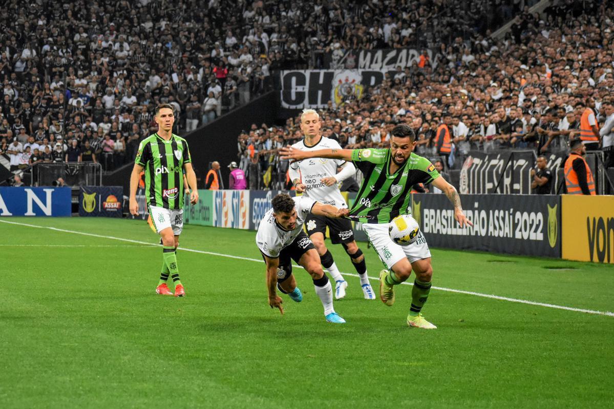 América visitou o Corinthians na Neo Química Arena, pelo Brasileirão