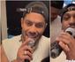 Atltico: Hulk e Edenilson 'se arriscam' no sertanejo em visita de cantor