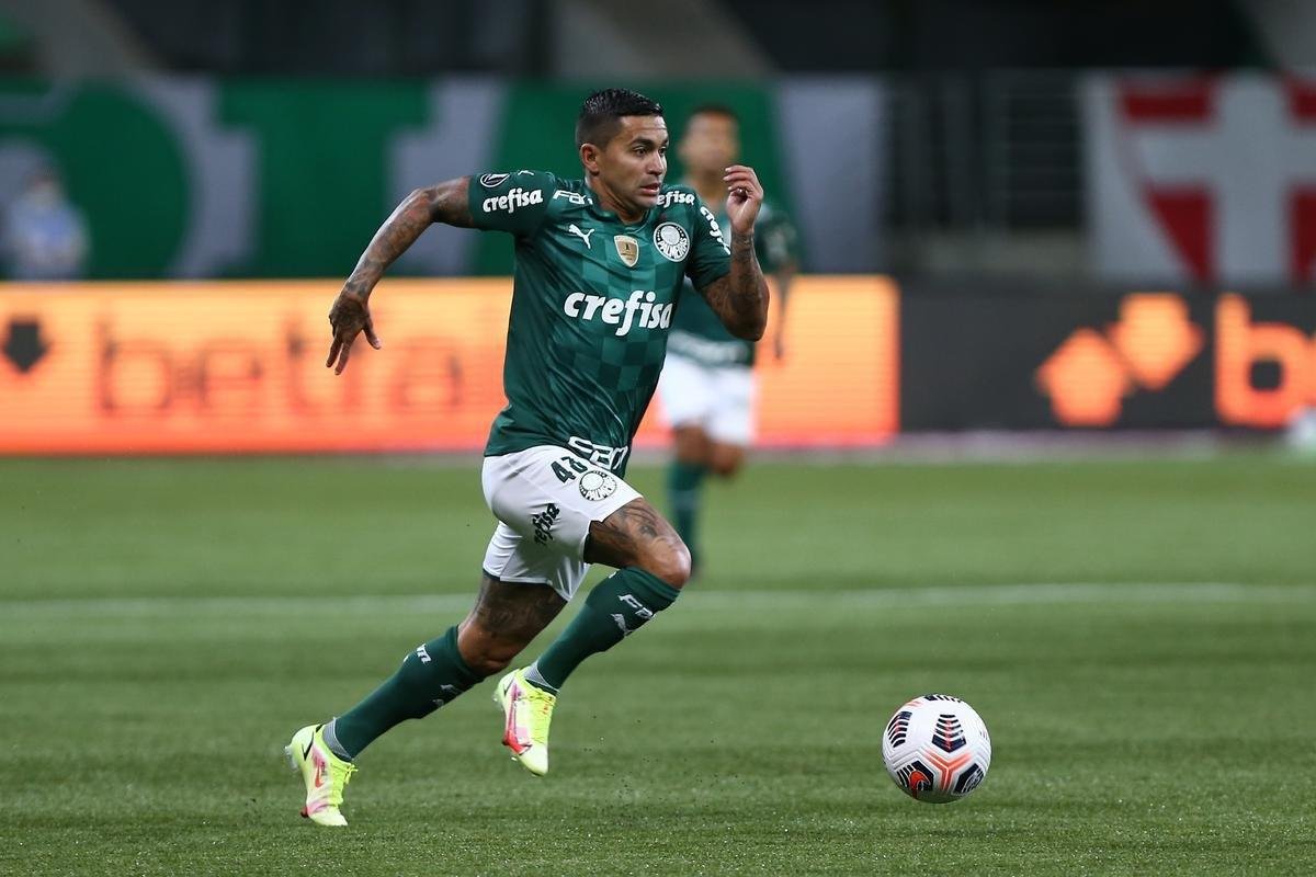 Fotos do jogo de ida da semifinal da Copa Libertadores de 2021, entre Palmeiras e Atltico, no Allianz Parque, em So Paulo