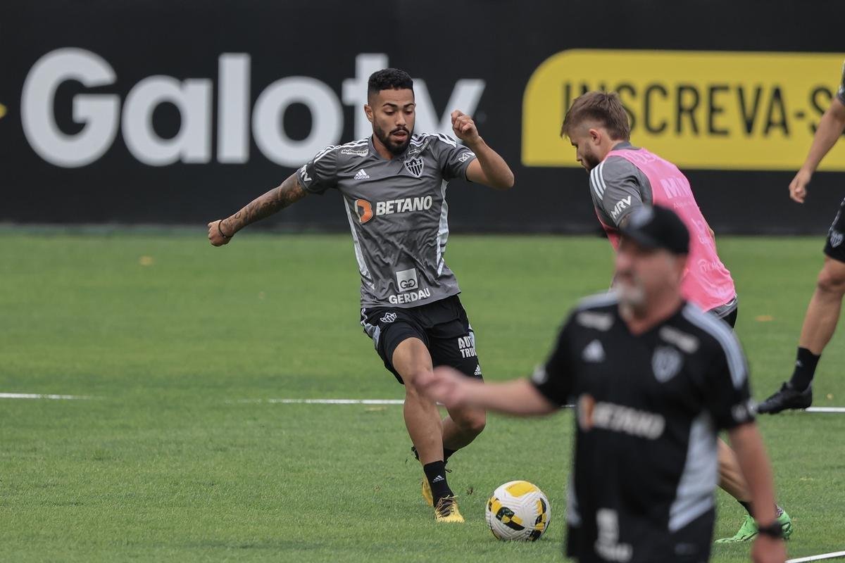 Fotos do treino do Atltico na Cidade do Galo