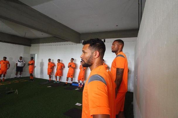 A reapresentação do elenco contou com o goleiro Carlos Miguel, ex-Internacional, o meia Diogo, ex-Atlético-AC e o volante Júlio Romão, ex-Ponte Preta, todos novidades para o elenco Tricolor de 2020