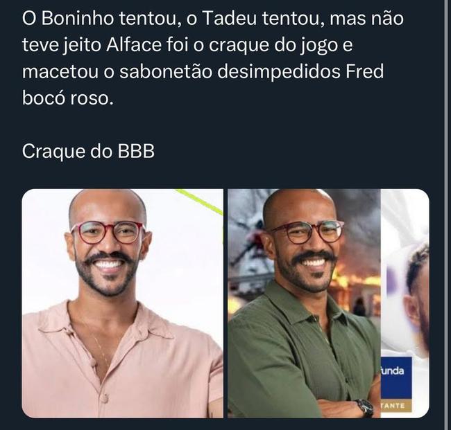 Fred Desimpedidos acabou virando meme nas redes sociais após jogo da discórdia