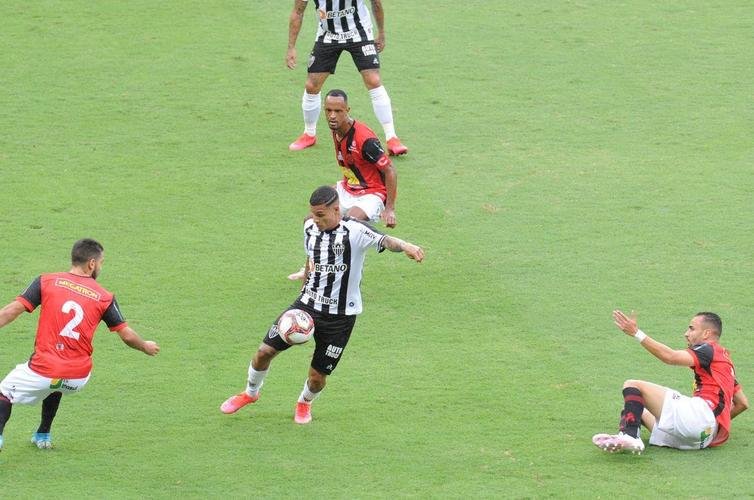 Fotos do jogo entre Atltico e Pouso Alegre, no Mineiro, em Belo Horizonte, pela oitava rodada do Campeonato Mineiro de 2021