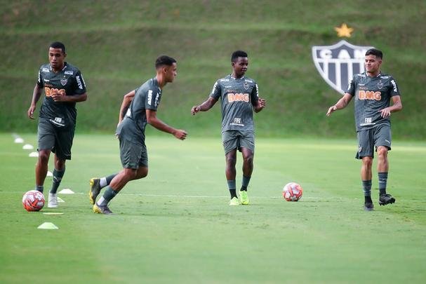 Fotos do treino do Atlético