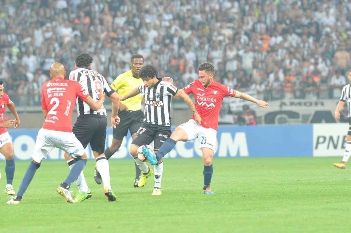 Atltico e Jorge Wilstermann se enfrentaram, no Mineiro, pelas oitavas de final da Libertadores
