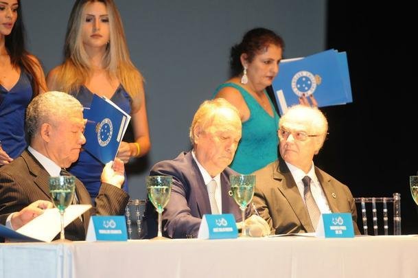 Posse do novo presidente do Cruzeiro, Wagner Pires de S, no Cine Teatro Brasil, em Belo Horizonte