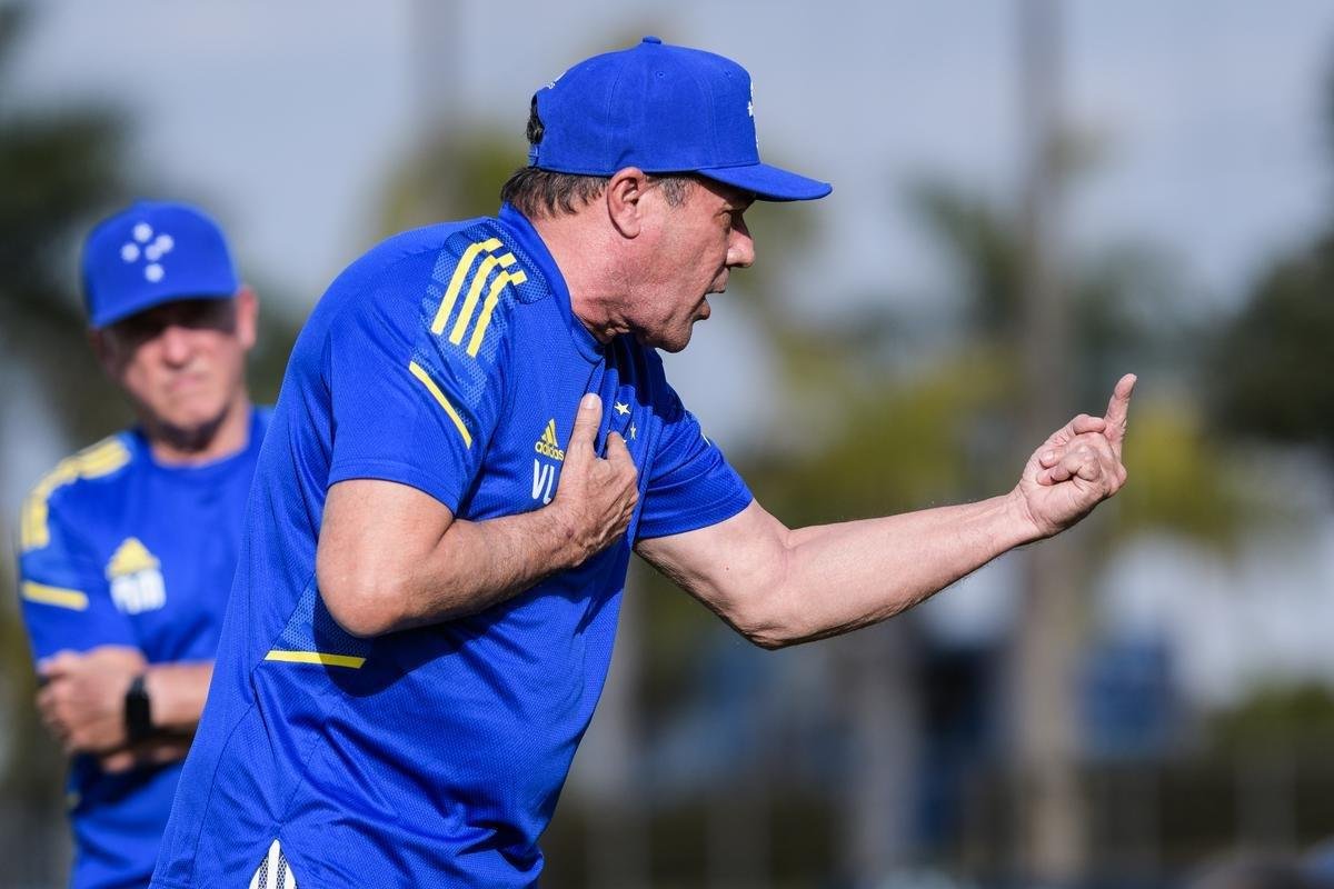 Fotos do treino do Cruzeiro desta tera-feira (10/08), na Toca II