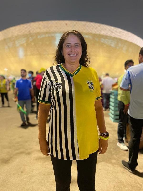 Marise Brando, torcedora do Atltico