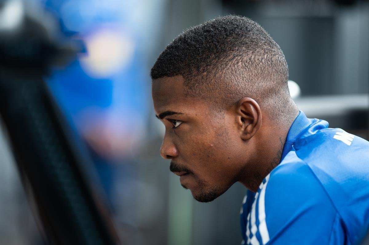 Imagens do treino do Cruzeiro desta segunda-feira na Toca da Raposa II