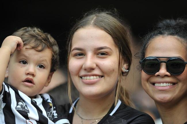 Torcida do Atl�tico no jogo contra o Internacional, no Mineir�o, na estreia da S�rie A do Campeonato Brasileiro