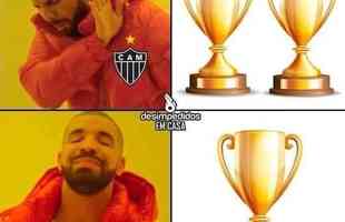 Torcedores rivais fazem memes com fim das chances de ttulo do Atltico