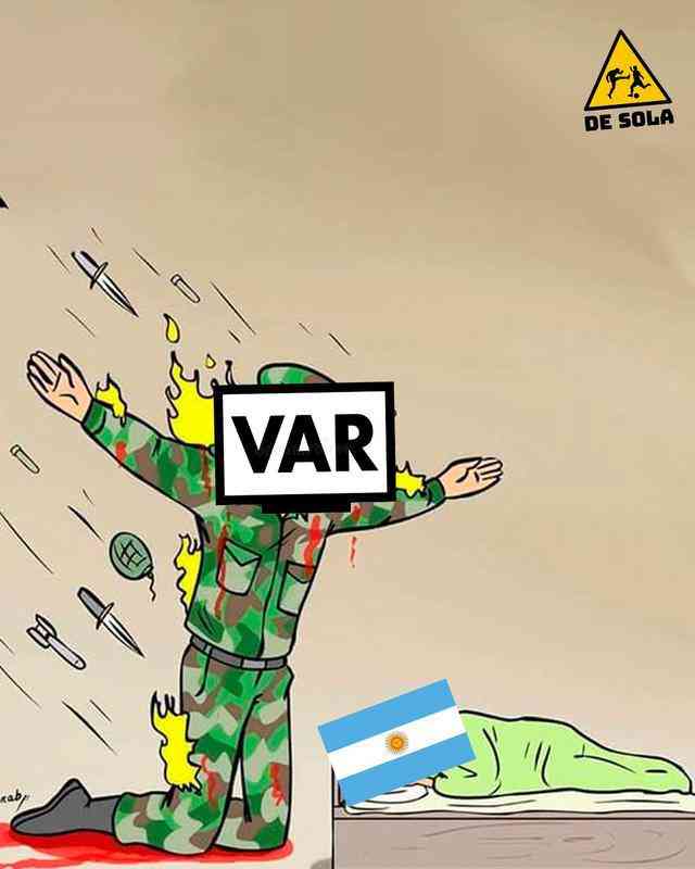 Memes do pnalti marcado para a Argentina contra a Frana