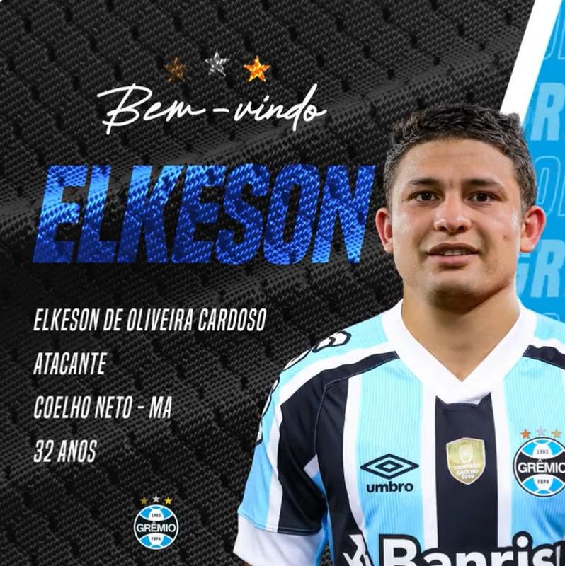 Elkeson (Atacante) - Grmio