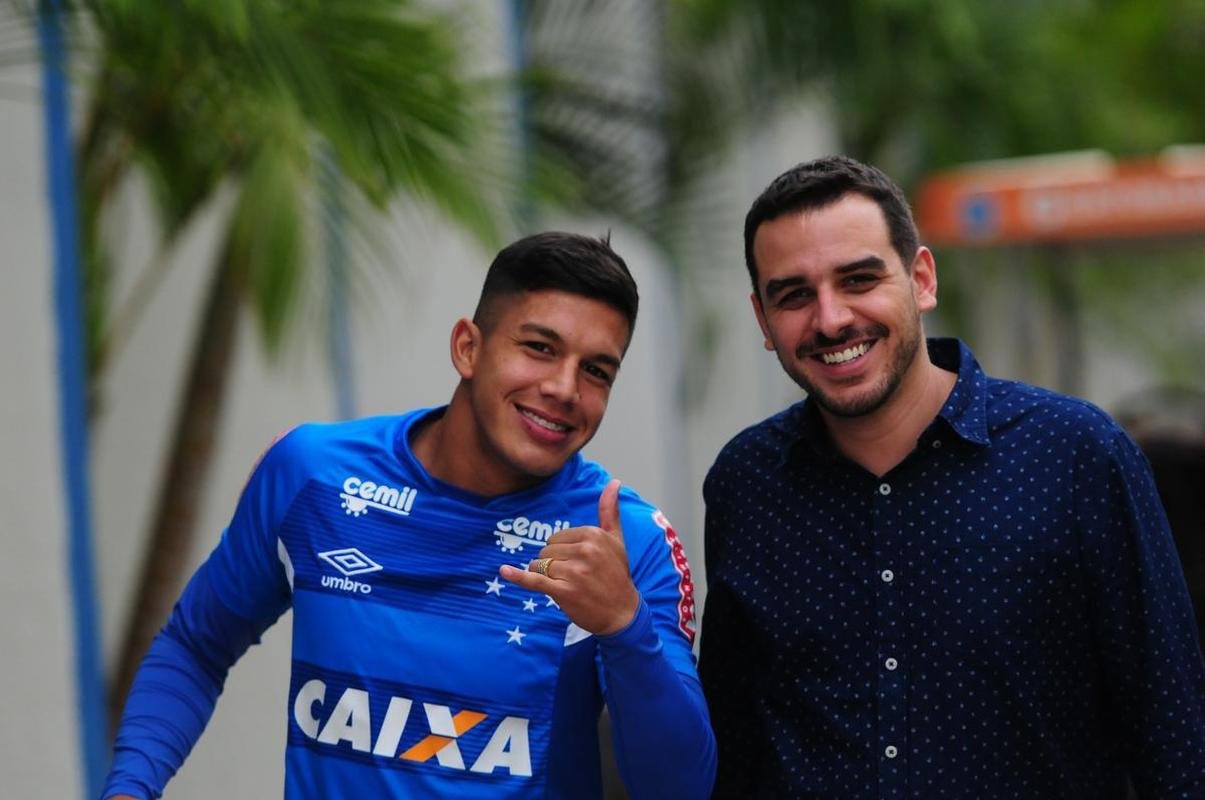 Lucas Romero pelo Cruzeiro na temporada 2017