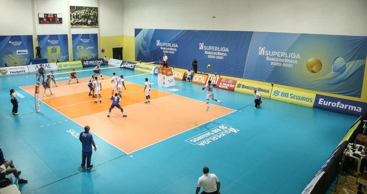 Taubat venceu o Minas por 3 a 2 no primeiro jogo da final da Superliga Masculina