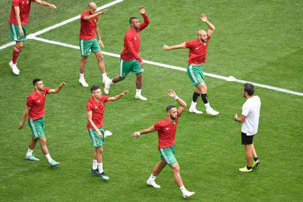 Marrocos e Ir se preparam para entrar em campo pela primeira vez nesta Copa do Mundo