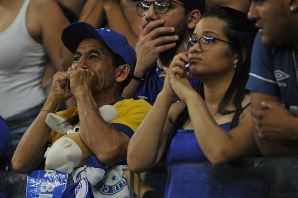 Torcida do Cruzeiro lotou o Mineiro na partida contra o Boca Juniors pela Libertadores
