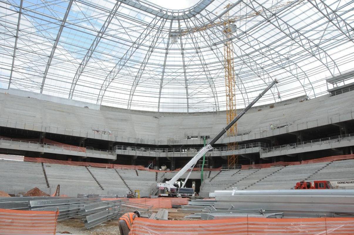 Fotos da Arena MRV nesta sexta-feira (6)